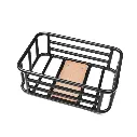 Panier de Vélo Aluminium avec Fond en Bois JOBOBIKE