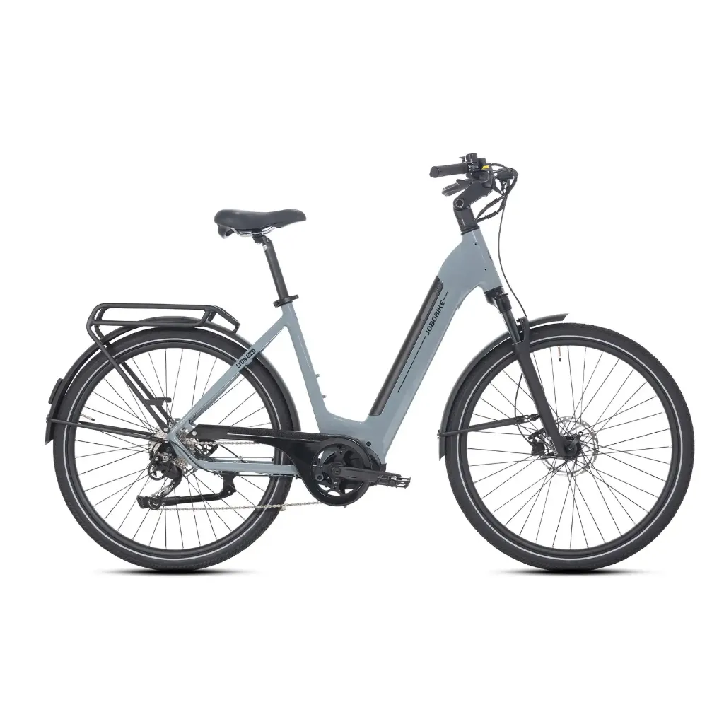 Vélo Électrique Urbain JOBOBIKE Lyon Pro 2 – Moteur Central 100 Nm, Batterie Samsung 540Wh, Autonomie jusqu'à 150 km