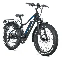 JOBOBIKE Robin PRO – Premium electric fatbike, powerful and versatile all-terrain, Black/Navy