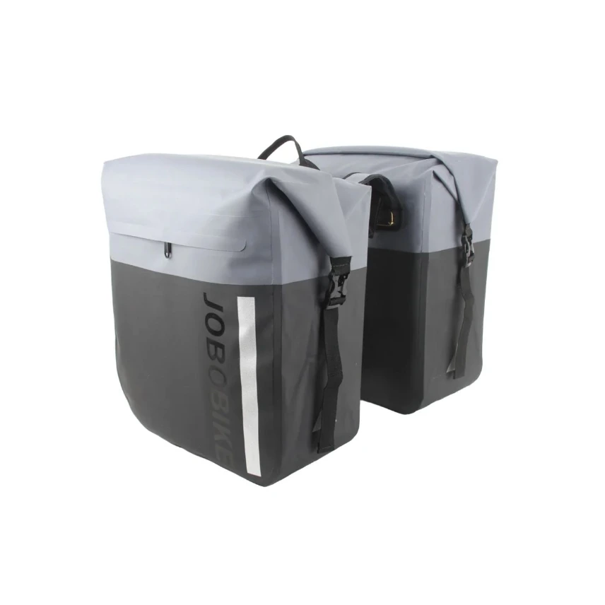 [sbeacc9] Double Sacoche de Porte-bagages vélo Jobobike – Grande Capacité, Imperméable et Polyvalente