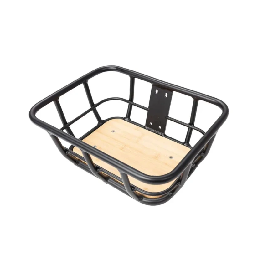 Panier avant pour Vélo Électrique JOBOBIKE - Aluminium et bois